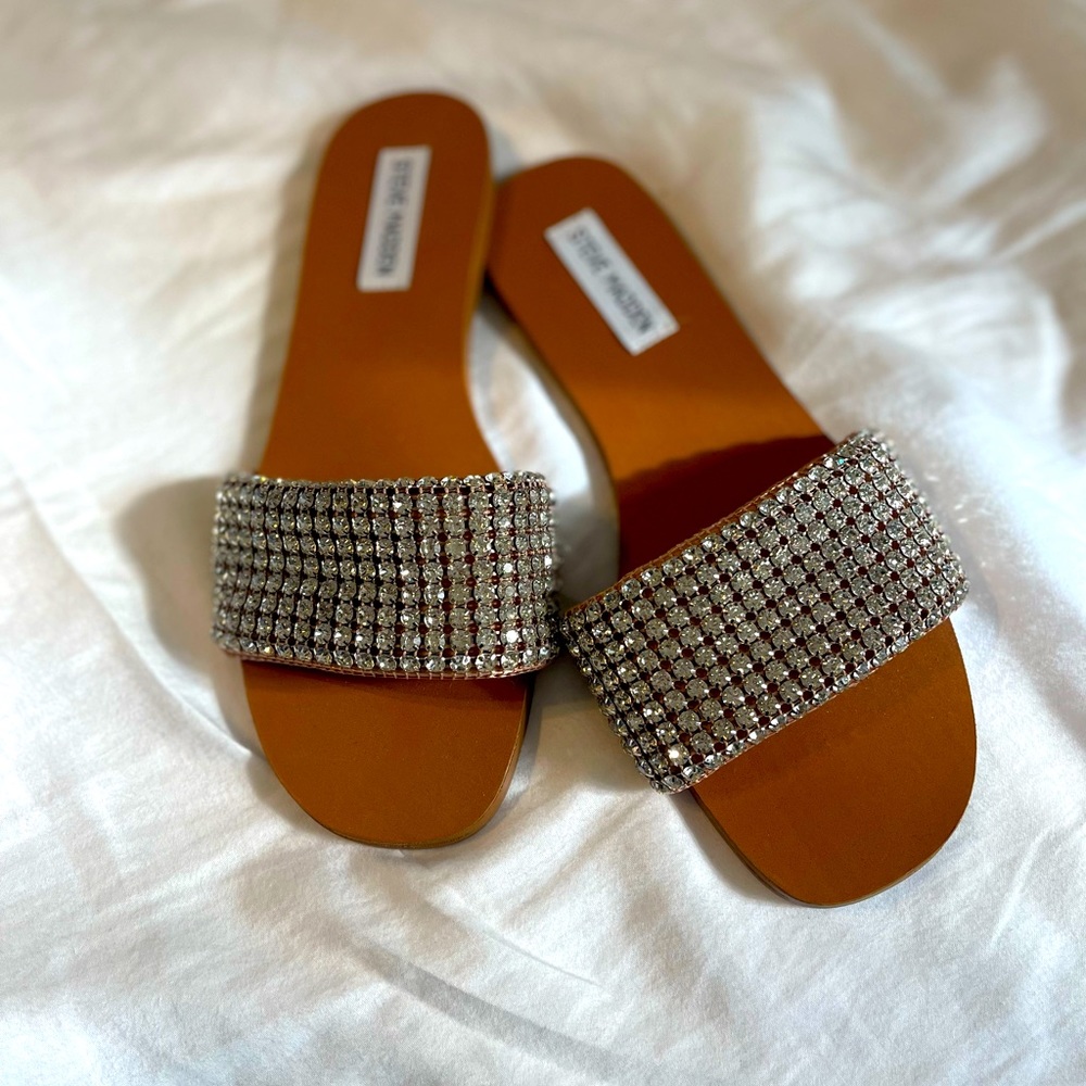Steve Madden heather sandal. New 7.5